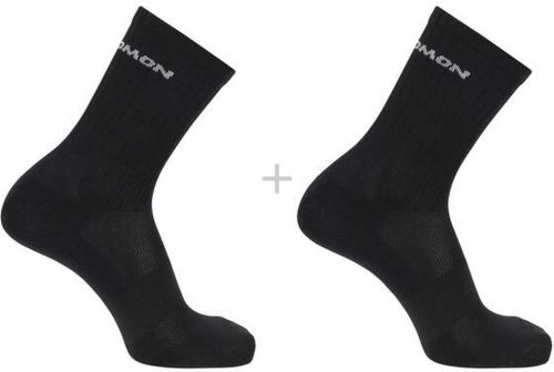 Outdoorové ponožky Salomon Evassion Black - 2 páry