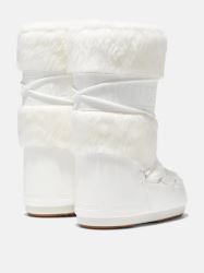 Moon Boot Icon Faux Fur dámské zimní boty, Optical White (1)