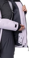 Humla - dámska ľahko zateplená lyžiarska bunda, Lavender XL (12)