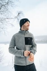 2117 of Sweden SKORD pánska mikina s kapucňou, sivá (7)