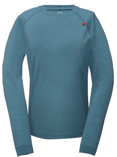2117 of Sweden ULLÅNGER dámské merino triko s dlouhým rukávem, dark mint
