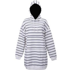 Dámska mikina v námornom štýle, Off White