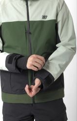 2117 of Sweden Sillerud unisex lyžařská bunda, Dusty Aqua (6)
