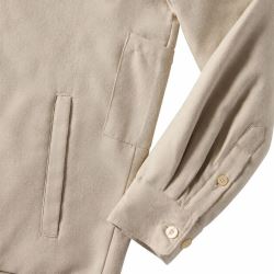 Pánska zateplená košeľa Garphyttan Garden, Lt-Beige Melange (3)