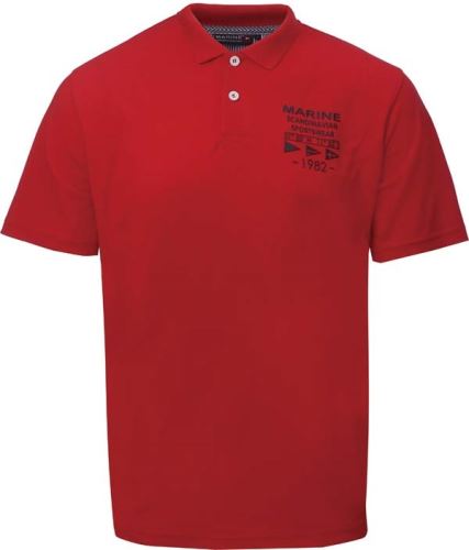 MARINE - pánské polo tričko - Red