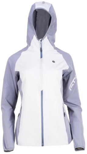 LADY JACKET LIGHT HOODIE, oceľová
