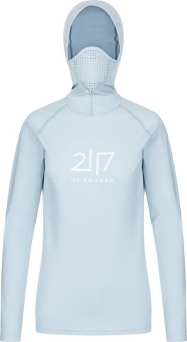 2117 of Sweden Undal dámská funkční mikina s kapucí, Ice Blue