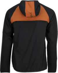 Pánska bunda s kapucňou LIGHT HOODIE, červená (1)