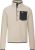 Matsdal - pánska fleecová mikina s kapucňou 1/2 zip, Beige S