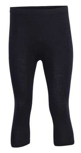 2117 of Sweden ULLÅNGER pánske 3/4 merino spodky, čierne