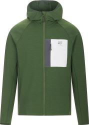 Kroppa - pánska merino mikina 1/1 zip, Leaf XL