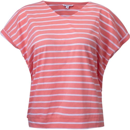 Dámske bavlnené tričko Marine, Coral Stripe