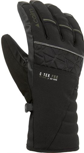 Pánske lyžiarske rukavice Cair Summit M C-Tex Pro, čierna a khaki