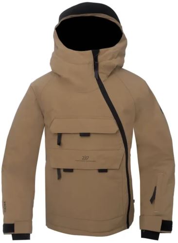 TJADE Detská lyžiarska bunda, Kitt/Brown