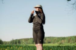 2117 of Sweden Lumsen dámská lehká hybridní bunda, Black (4)