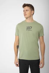 2117 of Sweden Bavlnené unisex tričko Vida, Vintage Green (1)
