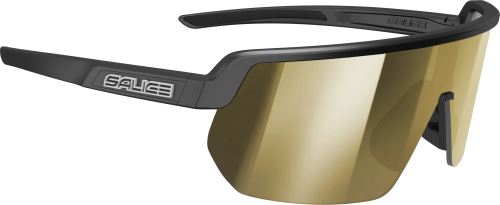 Športové slnečné okuliare Salice 023RW Gold s náhradnými sklami, čierne