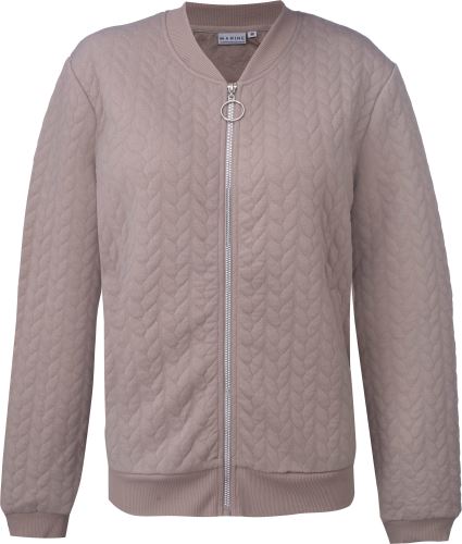 MARINE - dámska žakárová mikina, Taupe