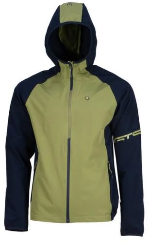Pánska bunda s kapucňou LIGHT HOODIE, zelená