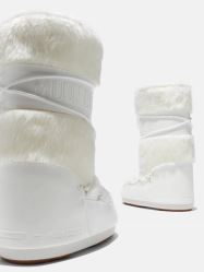 Moon Boot Icon Faux Fur dámske zimné topánky, Optical White (2)