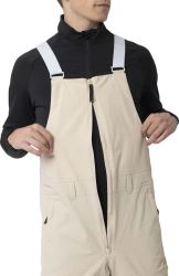 Sillerud - unisex ľahko zateplené lyžiarske nohavice, béžová XL (6)
