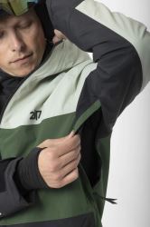 Sillerud - unisex ľahko zateplená lyžiarska bunda, Dusty Aqua XL (10)