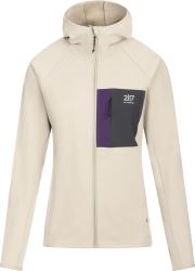Kroppa - dámska merino mikina 1/1 zips, béžová XL