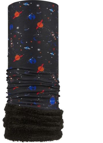 Cairn Malawi Polar Plush Junior dětský nákrčník, Black Astral