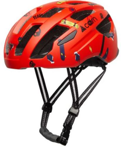 Cairn Prism II Junior, detská cyklistická prilba, Mat Orange Skate