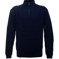 Marine pánský 1/2 zip svetr, Navy