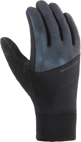 Rukavice Cairn Keyrun Touch, Black Irridescent