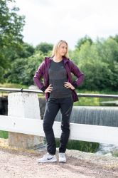 2117 of Sweden Dámske outdoorové nohavice TABY, atramentové (1)