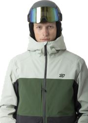 Sillerud - unisex ľahko zateplená lyžiarska bunda, Dusty Aqua XL (5)