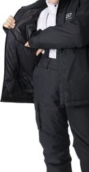 2117 of Sweden Borgvik dětská lyžařská bunda, Black (6)
