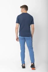 2117 of Sweden Almo pánské merino tričko, Navy (3)