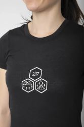 2117 of Sweden Tista dámské merino tričko, Black (4)