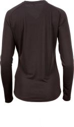 Dámske tričko RAYON L/S PRINT, čierne (1)