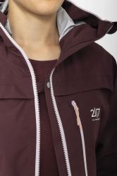 2117 of Sweden Ruskola dámská bunda, Wine Red (10)