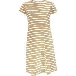 Dámske bavlnené šaty v námornom štýle, Sand Stripe
