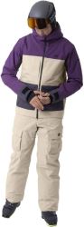 Sillerud - unisex ľahko zateplené lyžiarske nohavice, béžová XL (11)