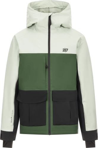 Sillerud - unisex ľahko zateplená lyžiarska bunda, Dusty Aqua XL
