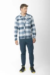 2117 of Sweden Skjortan – pánska flanelová košeľa, Pearl Blue (2)