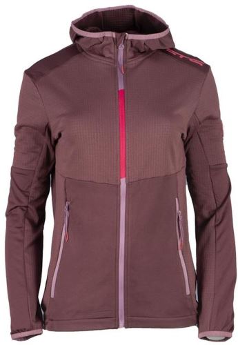 GTS301542L Dámska mikina Waffle Bicolor, Slivka