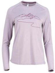 Dámske tričko RAYON L/S PRINT, fialová