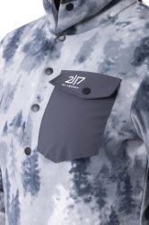 Matsdal - dámska fleecová mikina s kapucňou 1/2 zip, AOP XL (4)