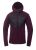 2117 of Sweden HAMMAL dámská fleecová mikina s kapucí, dark plum 2117 of Sweden HAMMAL dámská fleecová mikina s kapucí, dark plum