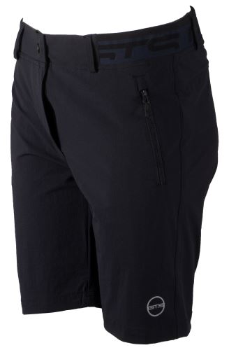GTS 606721 LT-ROMBO dámske strečové outdoorové šortky, čierne