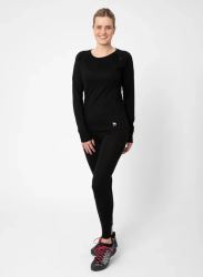 2117 of Sweden Ullanger dámské merino tričko s dlouhým rukávem, Black (3)