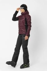2117 of Sweden Kruppa dámská hybridní bunda s kapucí, Dark Plum (4)