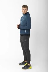 2117 of Sweden Lappea – pánska hybridná bunda, tmavomodrá (4)
